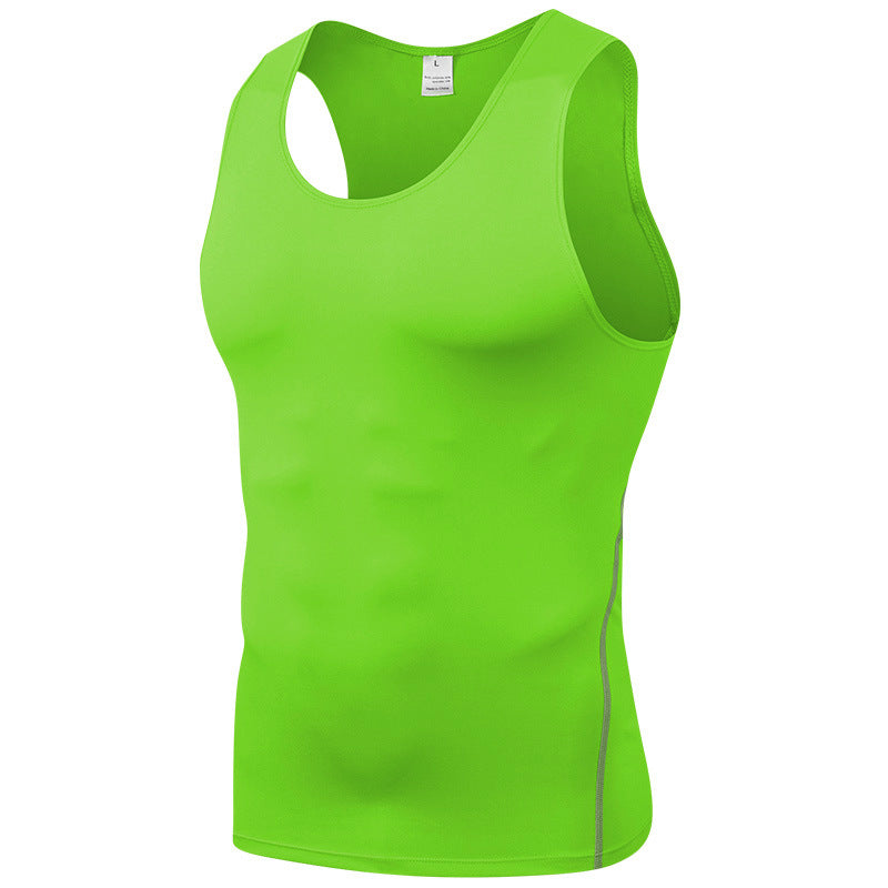 Men Compression Running Tank Top