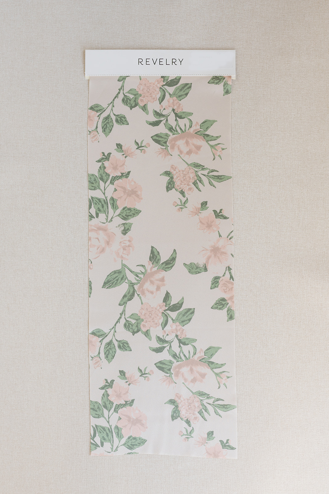 Mega Swatch Satin Floral Print | Ready To Ship | Soft Champagne Bouquet