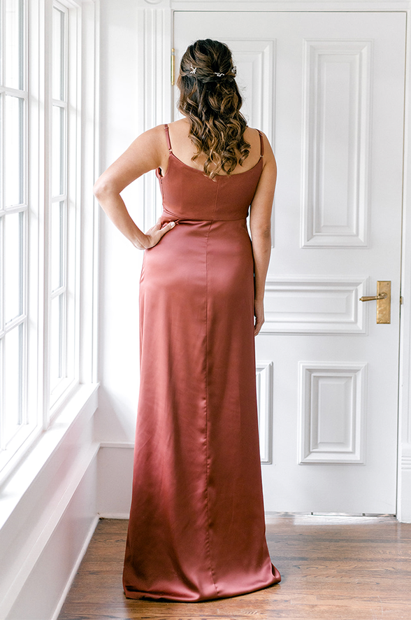 Maternity Skye Satin Dress | Made To Order