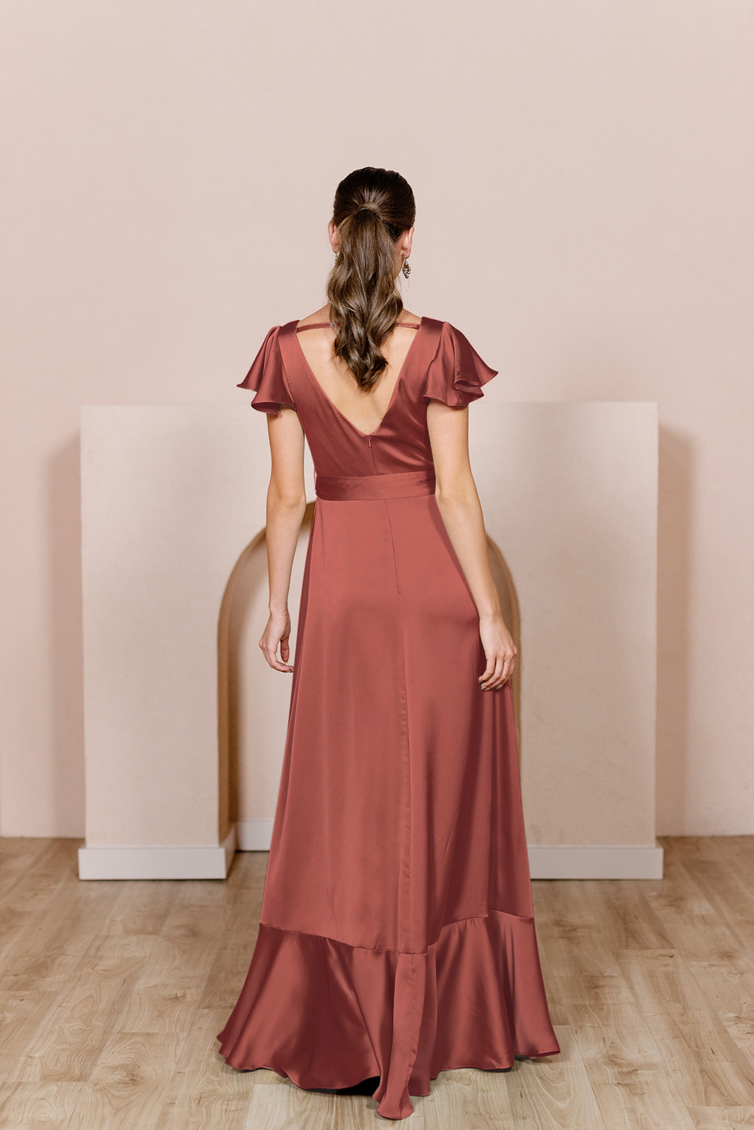 Thalia Satin Dress | Made To Order