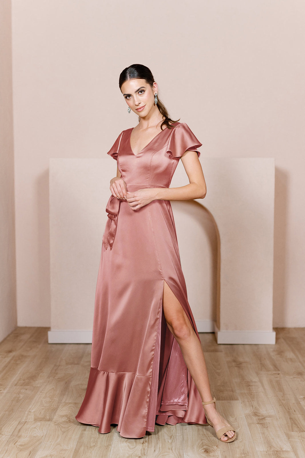 Thalia Satin Dress | Made To Order