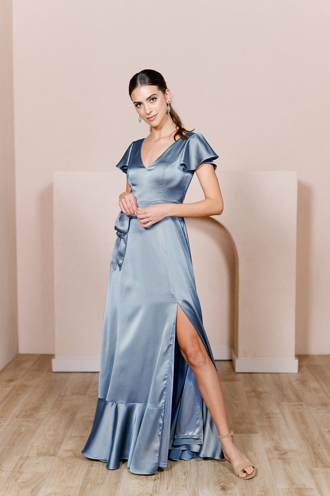 Thalia Satin Dress | Made To Order