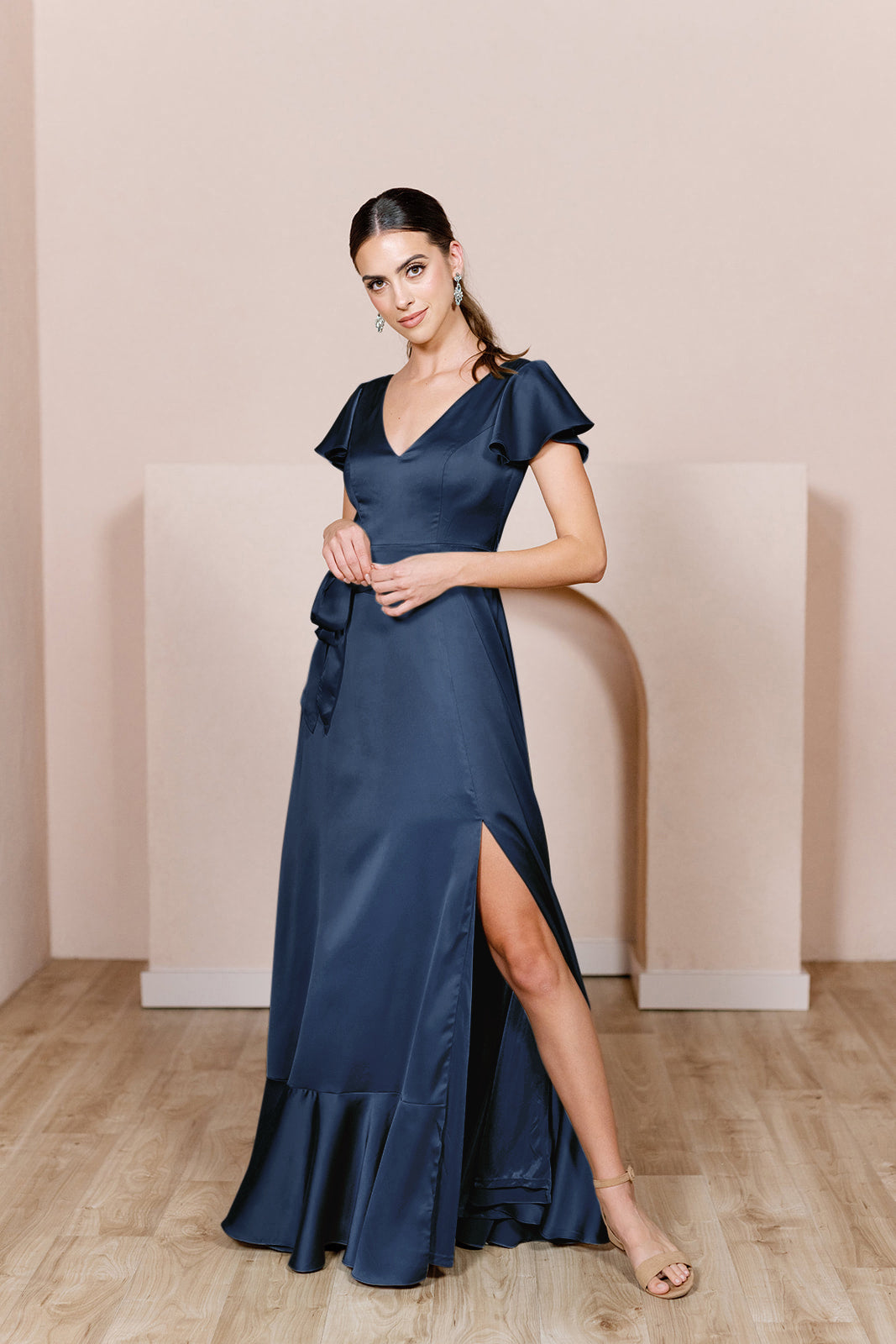 Thalia Satin Dress | Made To Order