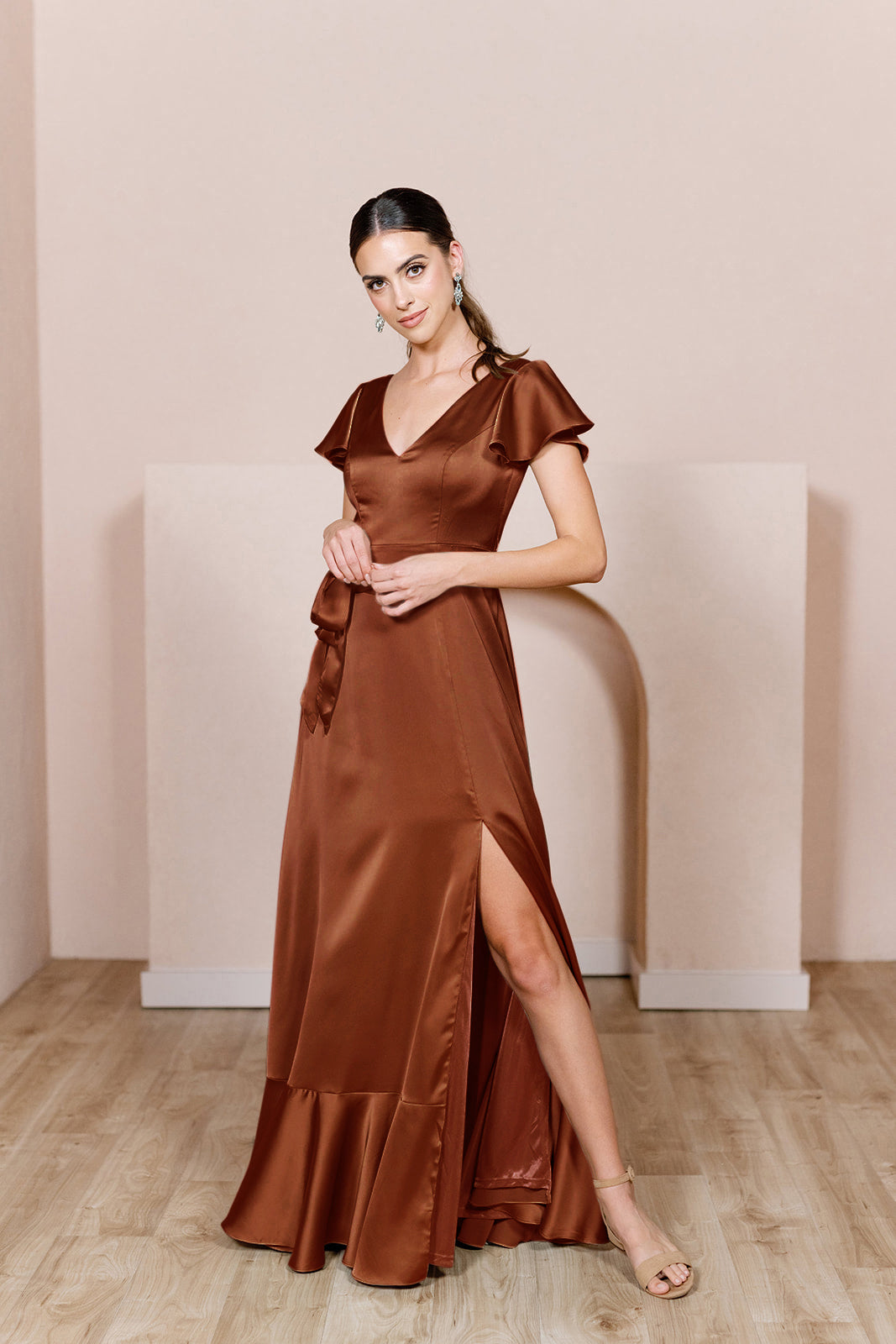 Thalia Satin Dress | Made To Order