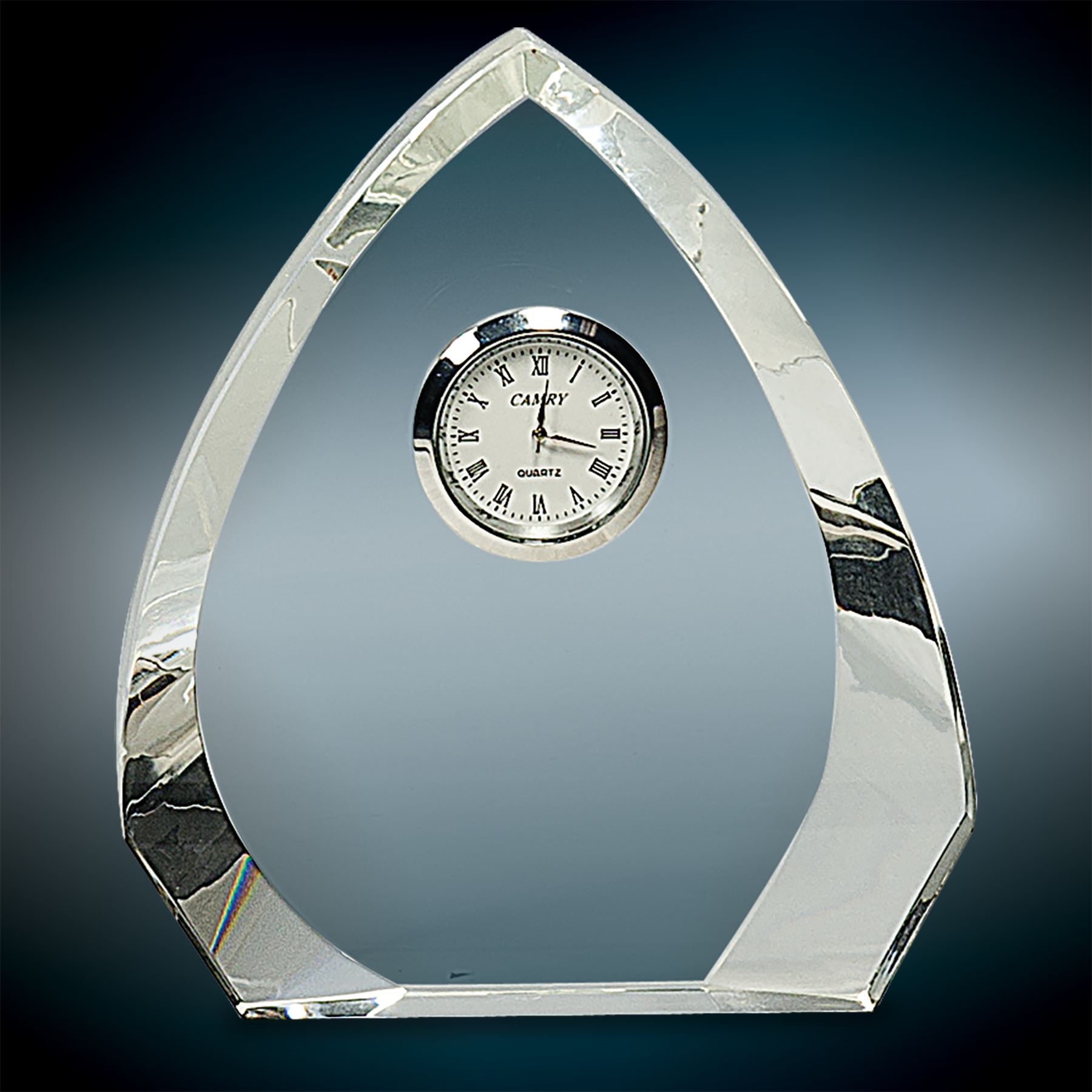 Crystal Arch with Clock Award