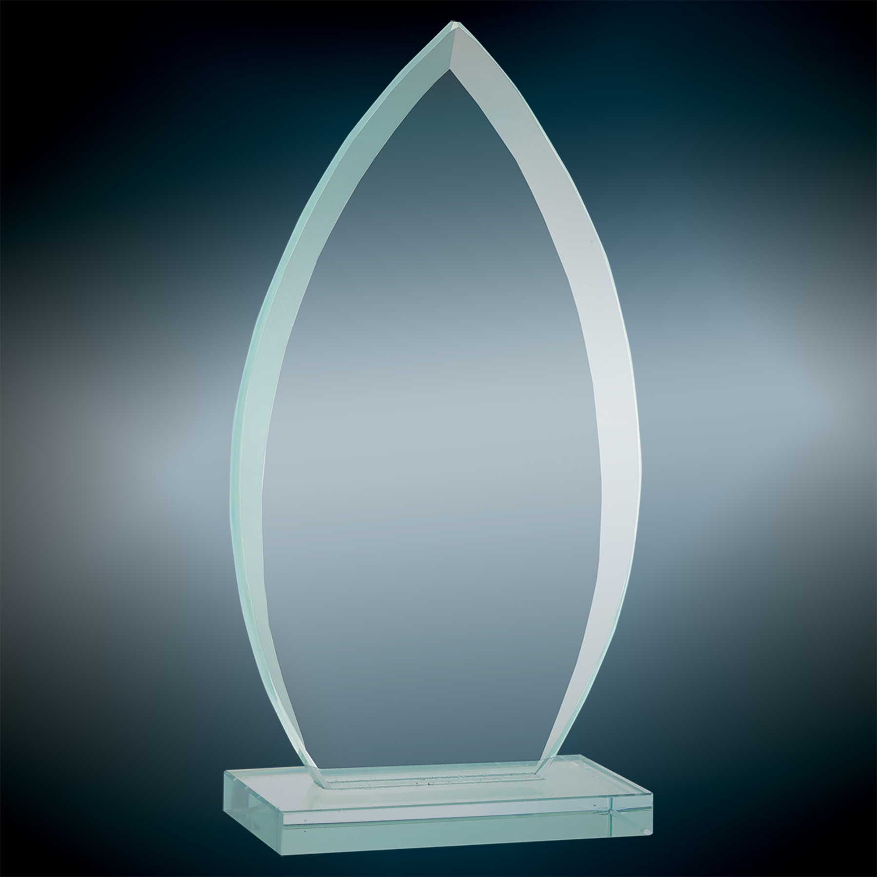 Oval Jade Glass Awards