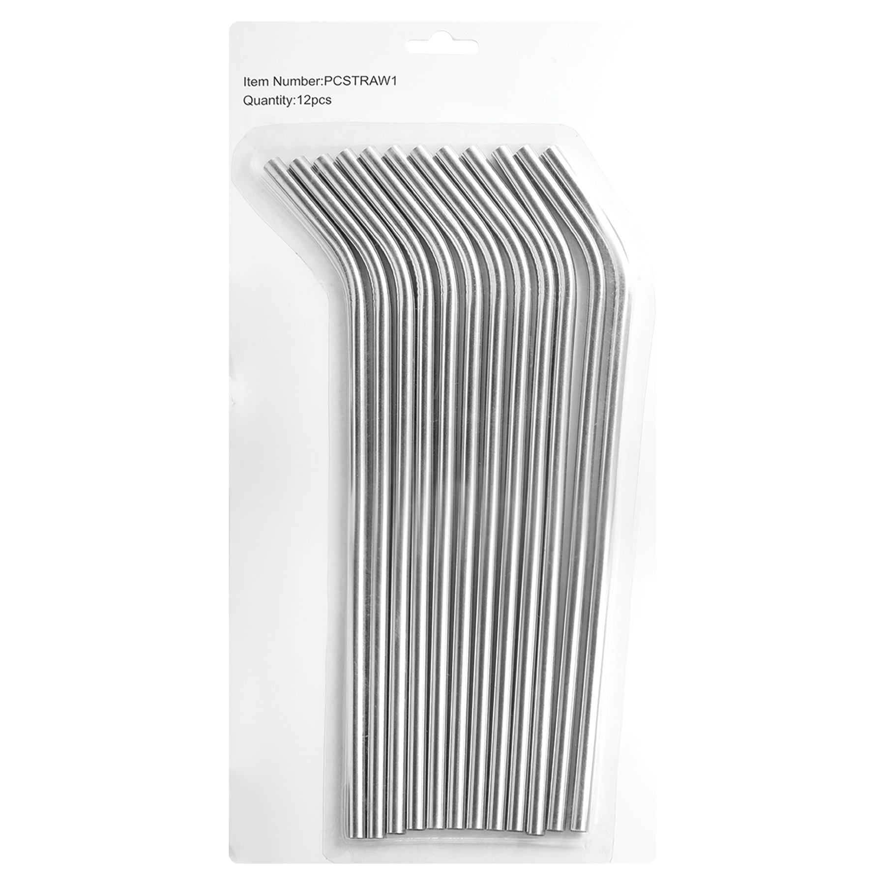10 inch Stainless Straws (Packs of 12)