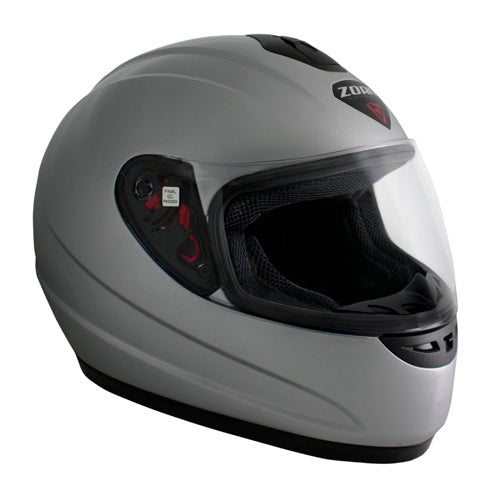 Zoan 223-027 Zoan Thunder M/c Helmet, Silver - Xl Size : X-Large, Color : Glossy Silver
