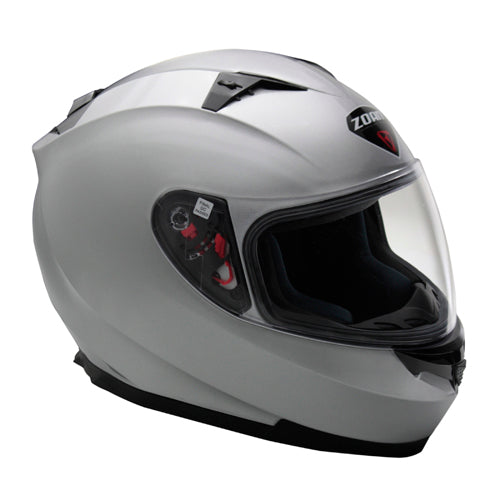 Zoan 035-025 Zoan Blade Svs M/c Helmet - Silver - Med Size : Medium, Color : Glossy Silver