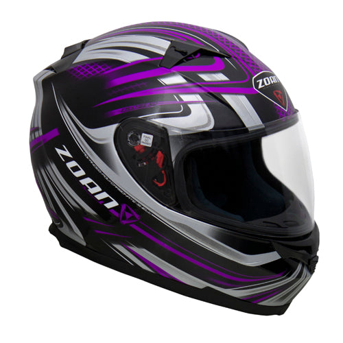 Zoan 035-276 Zoan Blade Svs M/c Helmet - Reborn, Pink Magenta -lg Size : Large, Color : Gloss Black / Pink Graphics