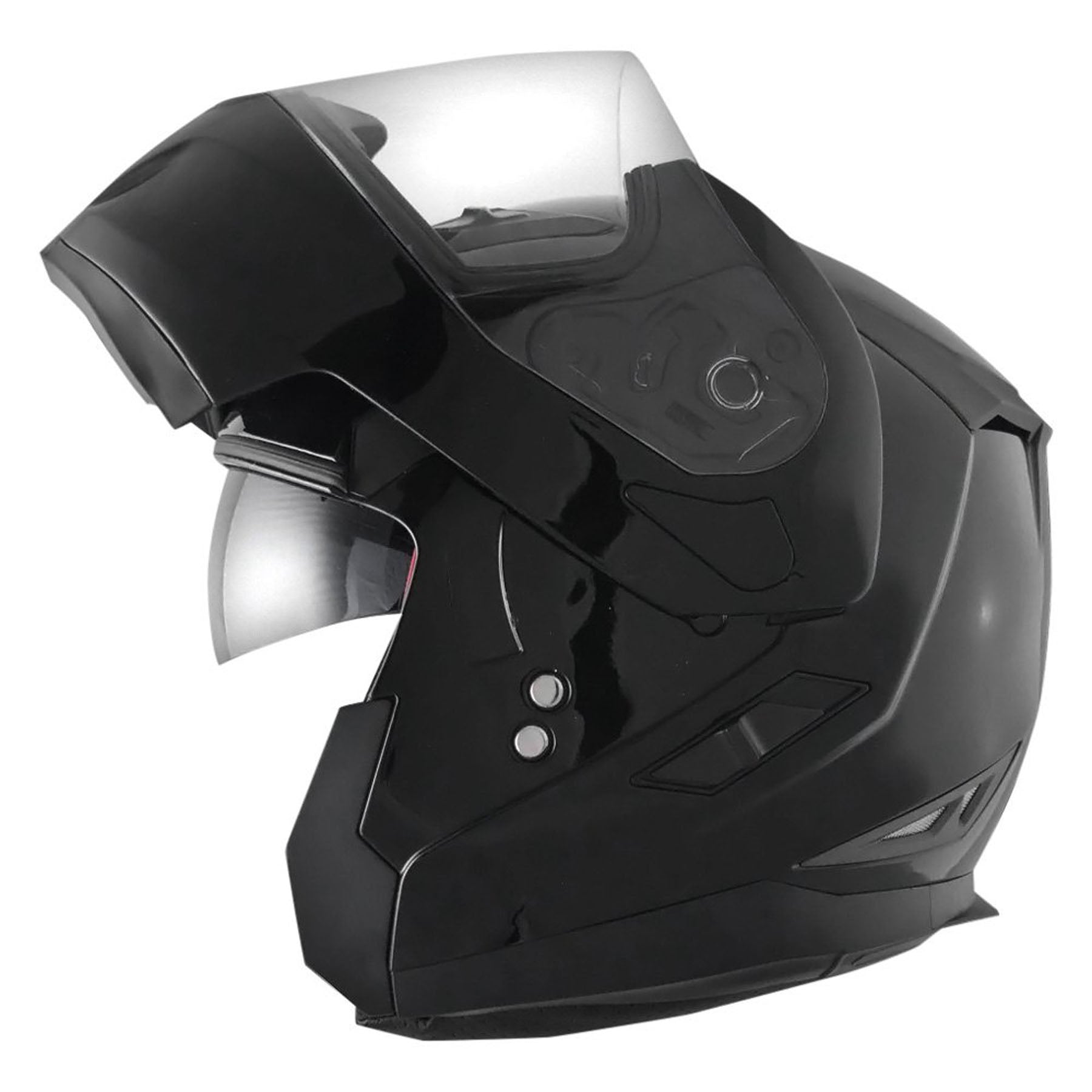 Zoan 037-018-1 Zoan Flux 4.1 M/c Helmet, Black - Xxl Size : 2X, Color : Glossy Black, guard : Snap