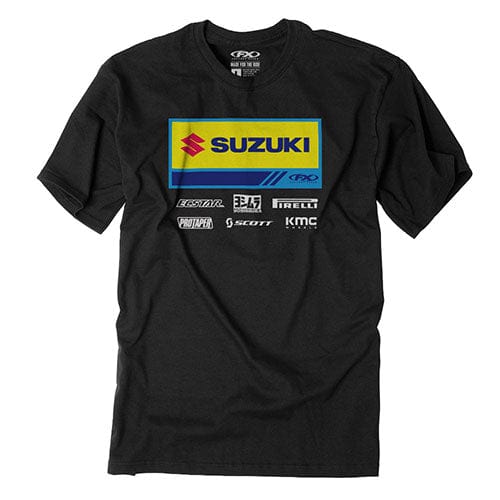 Factory Effex  2021 Suzuki Racewear T-Shirt / Black M 24-87422