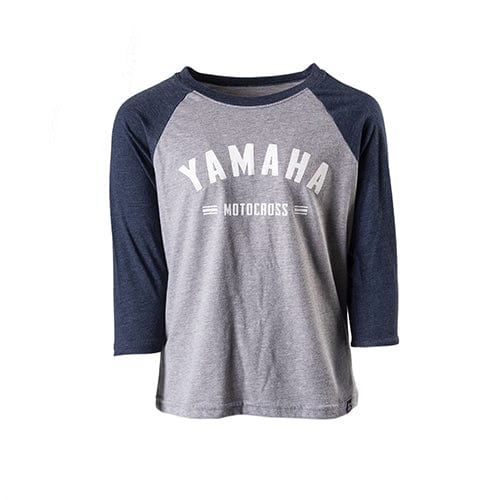 Factory Effex Yamaha Speedy Youth Baseball Shirt / Navy Blue (M) 22-83212