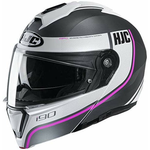 HJC i90 Davan MC1SF Red, Black and Grey Modular Helmet