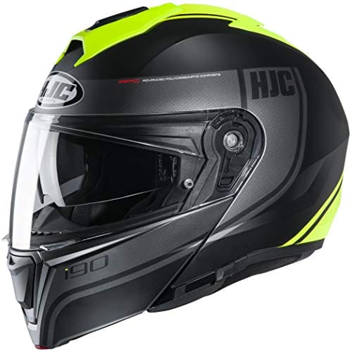 HJC i90 Davan MC1SF Red, Black and Grey Modular Helmet