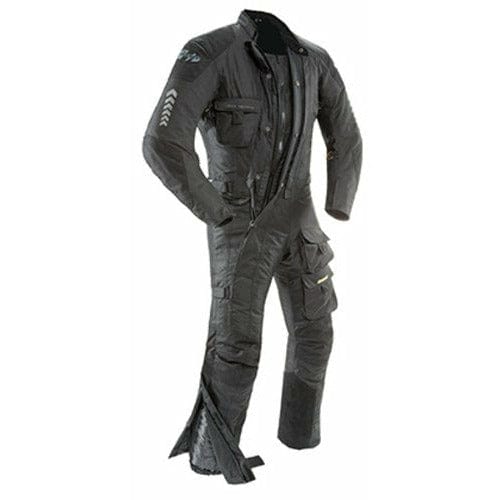 Joe Rocket Survivor Mens Black Textile Riding Suit - Large Short