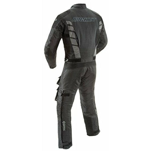 Joe Rocket Survivor Mens Black Textile Riding Suit - Large Short