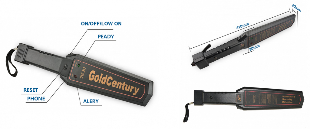 HAND HELD METAL DETECTOR: GC-1001