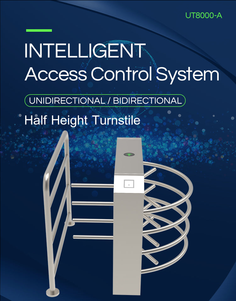 Half Height Turnstile Gate: UT-FHT-8001 Full Height Turnstile Security Gate: HC-FHT-6M60
