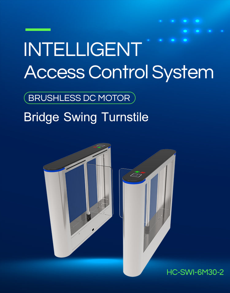 Swing Turnstile: UT-SWI-5807 Swing Turnstile Security Gates For Business: HC-SWI-6M30