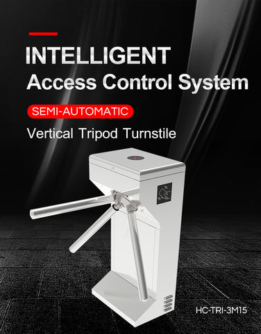Semi-automatic Vertical Tripod Turnstile with Access: HC-TRI-3M15