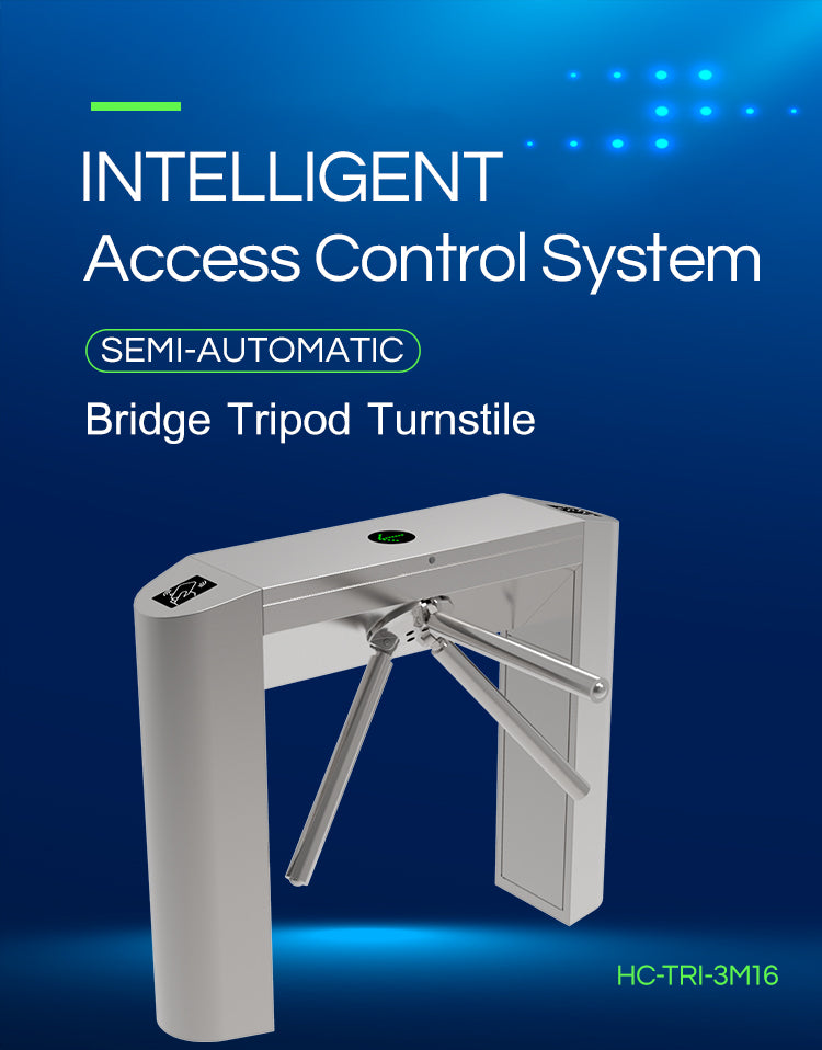 Semi-automatic Bridge Full Security Tripod Turnstile HC-TRI-3M16