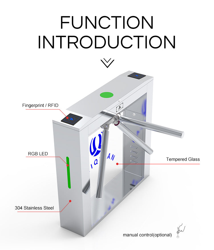 Automatic Bridge Tripod Turnstile HC-TRI-3M17