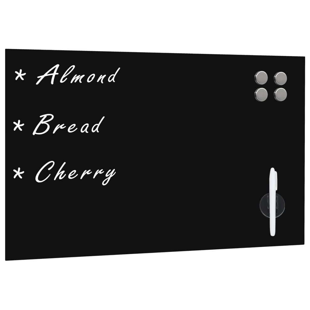 Wall Mounted Magnetic Blackboard Glass 23.6