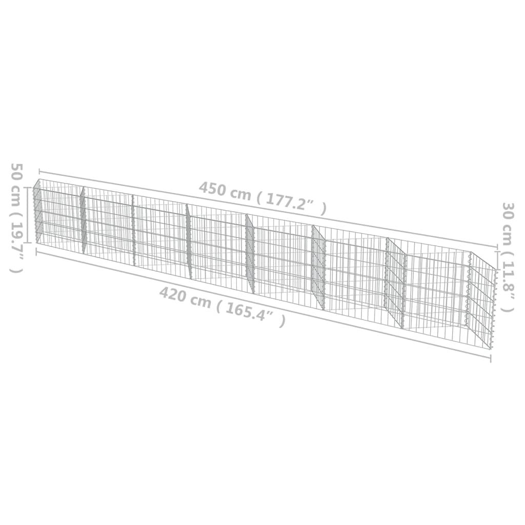 Gabion Wall Galvanized Steel 177.2