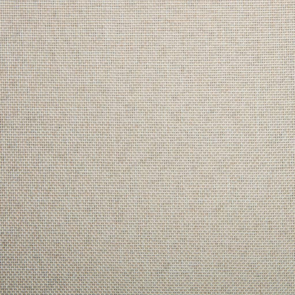 Swivel Office Chair Cream Fabric