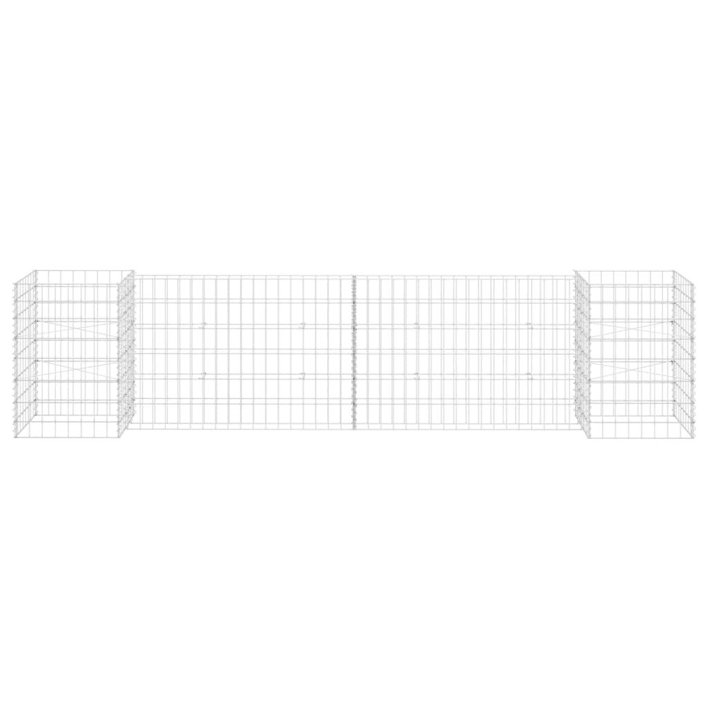 H-Shaped Gabion Planter Steel Wire 102.4