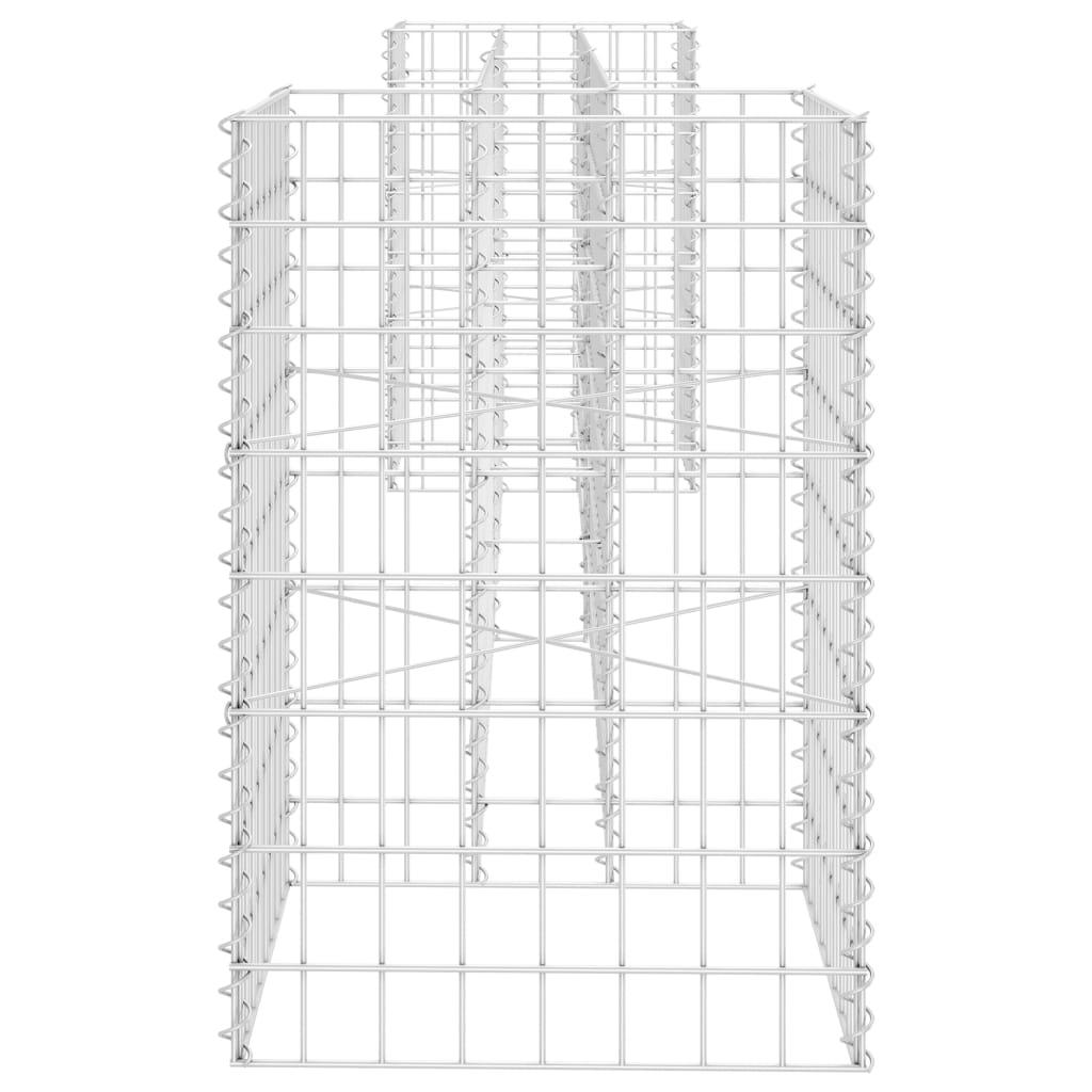 H-Shaped Gabion Planter Steel Wire 102.4