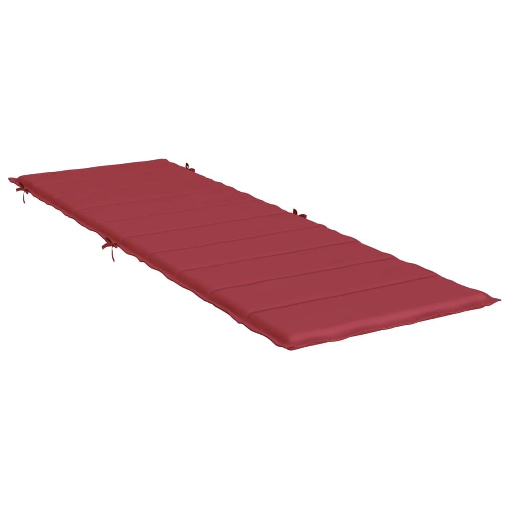 Sun Lounger Cushion Wine Red 73.2