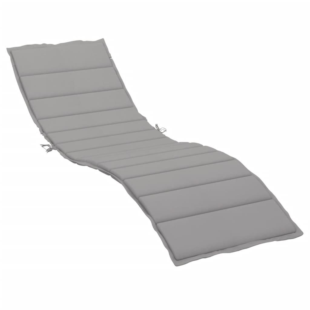 Sun Lounger Cushion Gray 78.7