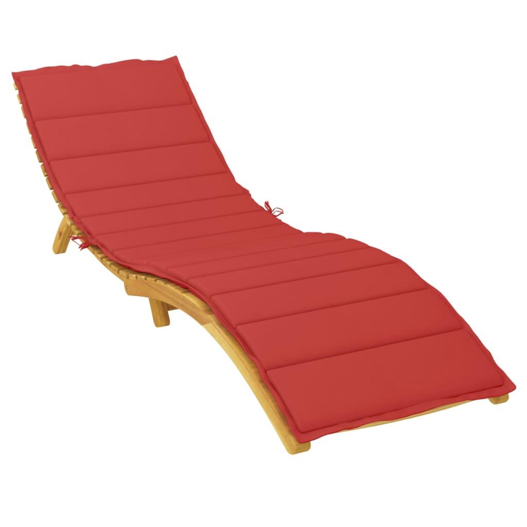 Sun Lounger Cushion Red 78.7