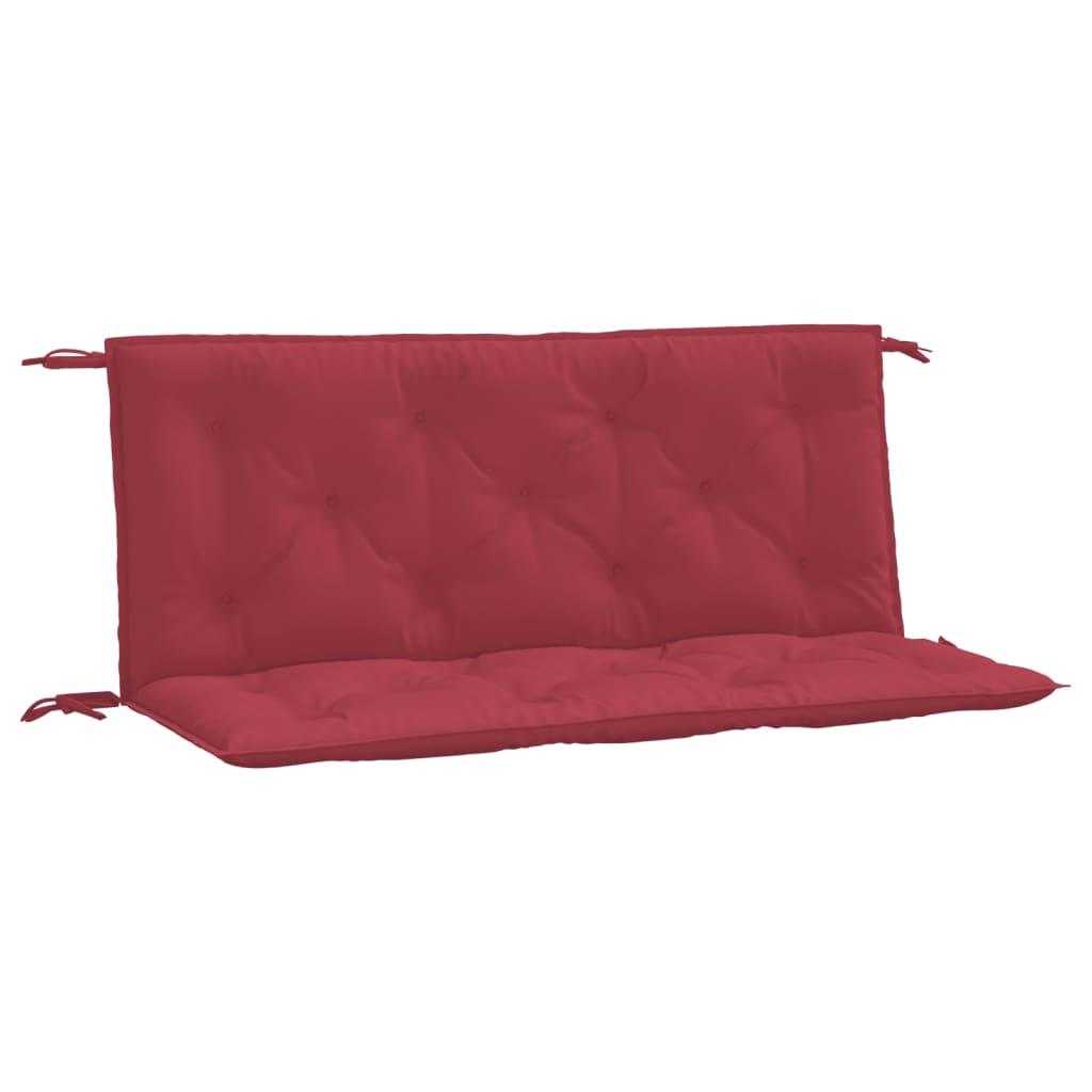 Garden Bench Cushions 2pcs Wine Red 47.2