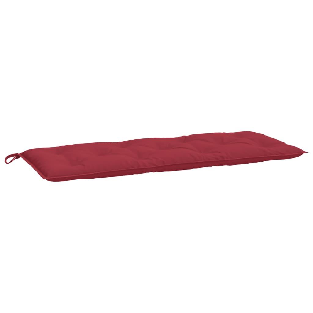 Garden Bench Cushions 2pcs Wine Red 47.2