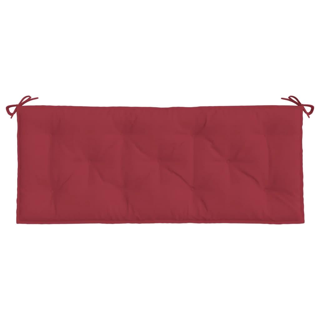 Garden Bench Cushions 2pcs Wine Red 47.2