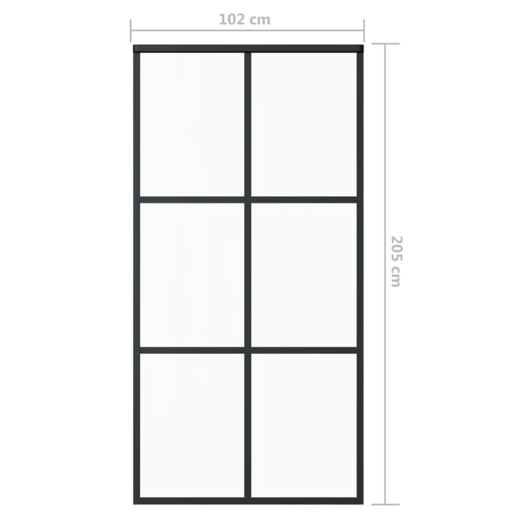 Sliding Door ESG Glass and Aluminum 40.2