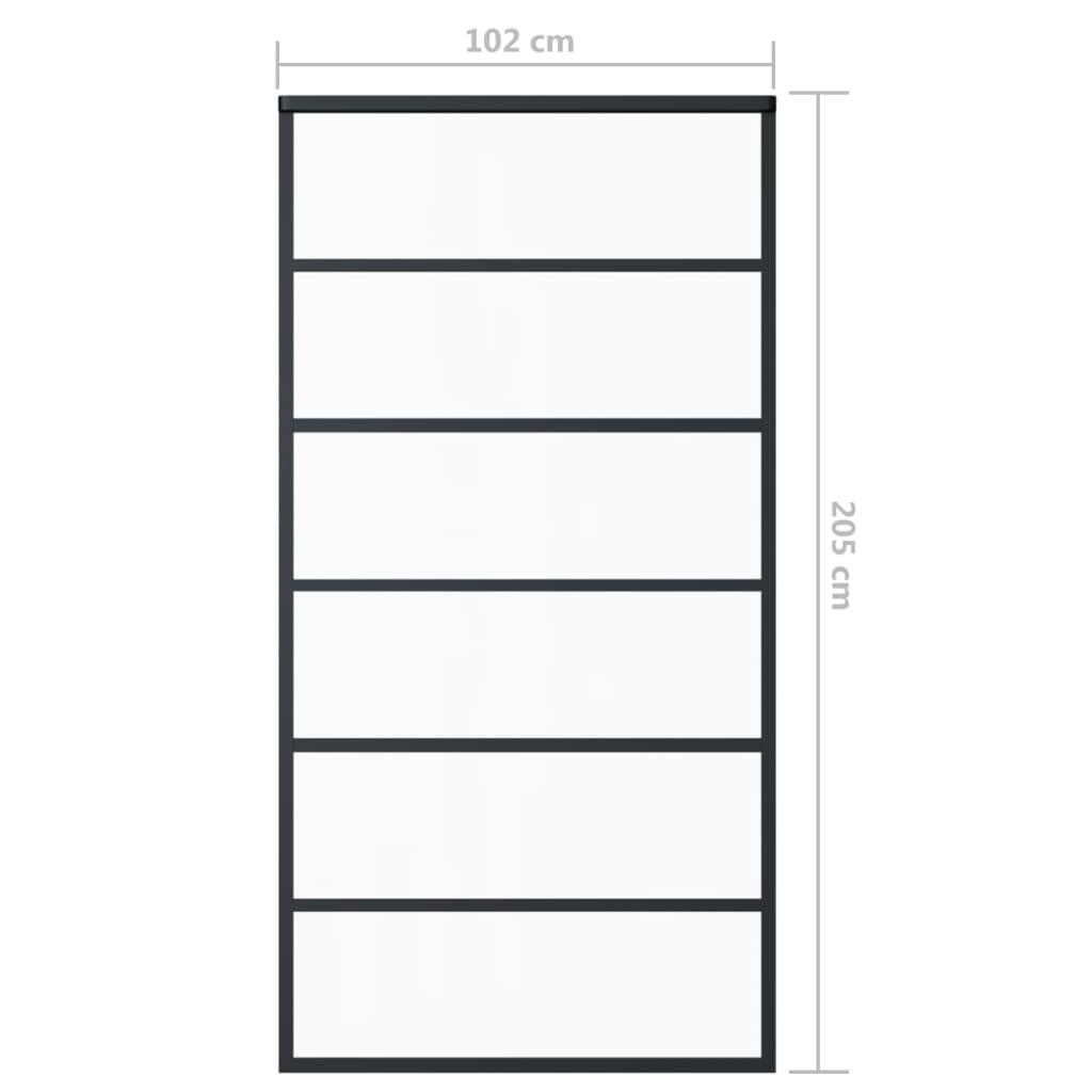 Sliding Door ESG Glass and Aluminum 40.2