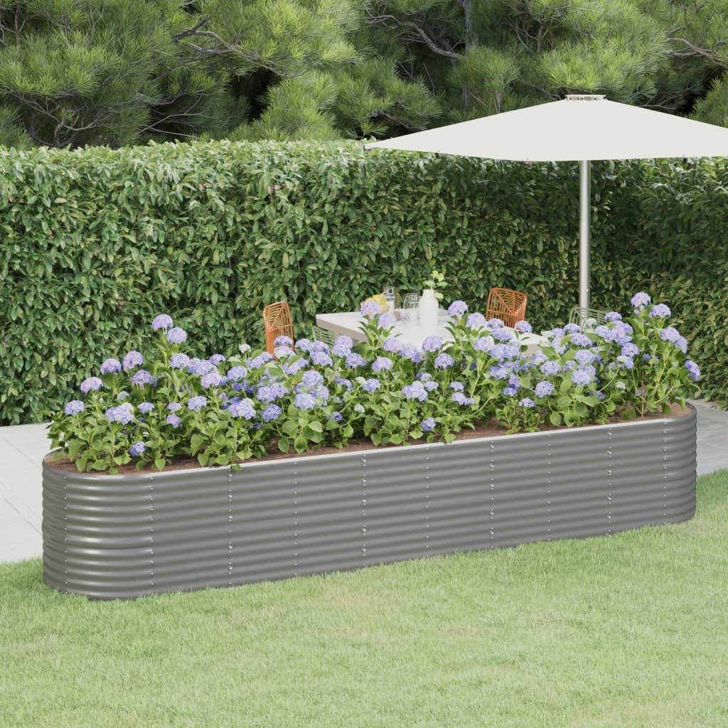 Garden Raised Bed Powder-coated Steel 144.9