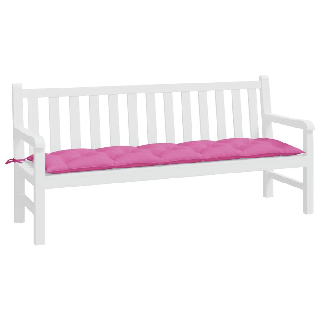Garden Bench Cushion Pink 70.9