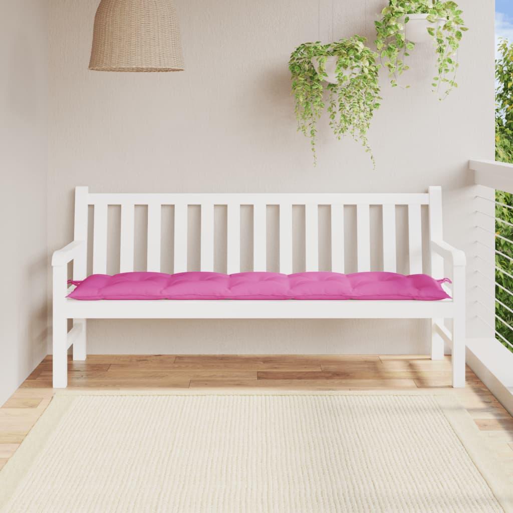 Garden Bench Cushion Pink 70.9