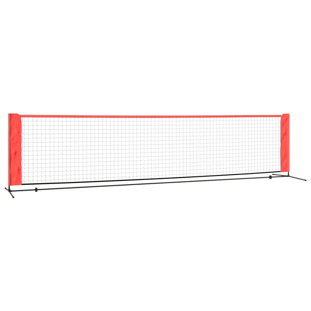 Tennis Net Black and Red 157.5