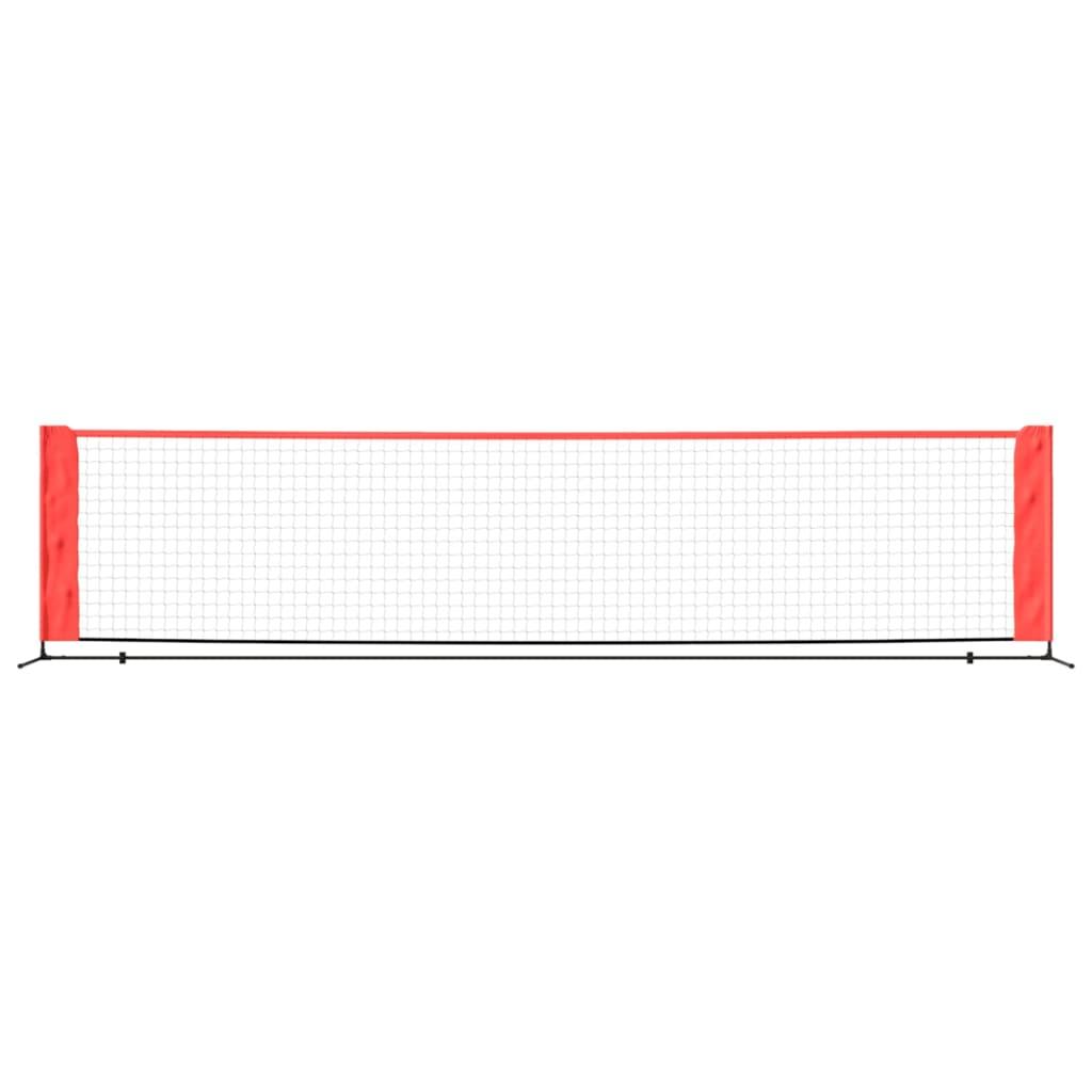 Tennis Net Black and Red 157.5