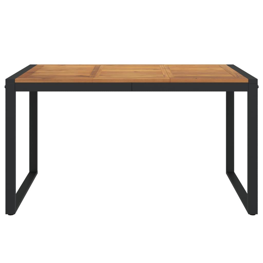 Patio Table with U-shaped Legs 55.1