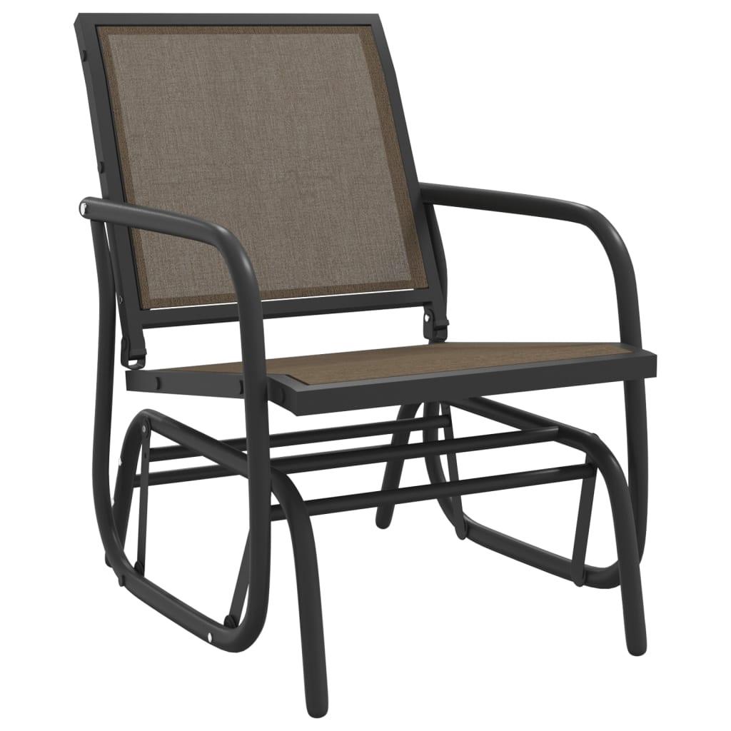 Garden Glider Chairs 2 pcs Brown 24