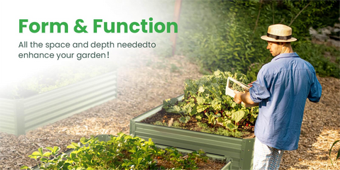 Savana Galvanized Raised Garden Bed