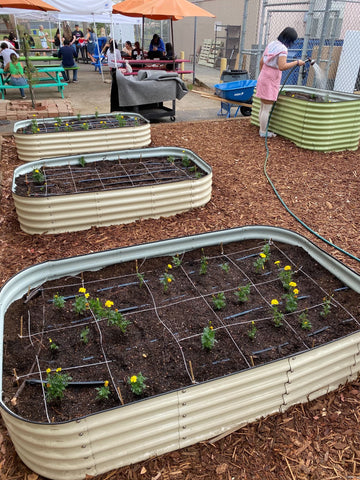 metal garden beds