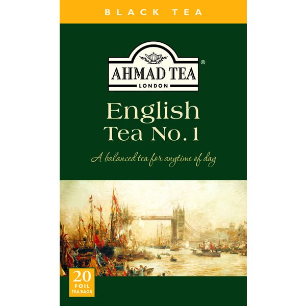 Ahmad English Tea No. 1 | 20 Foil Tea Bags - 1.4 oz.